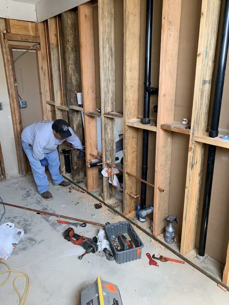 Commercial rough-in plumbing for Trenchless Sewer Repair in Valencia Northpark